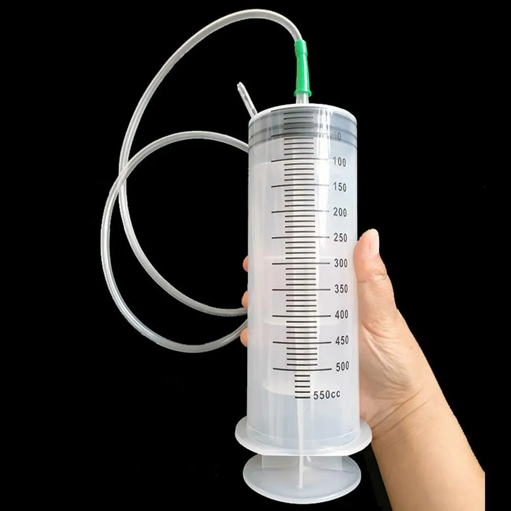 Spuit Grote spuiten Herbruikbare pomp Meten met schaal Spuit met buis Huisdiervoeding Seringa-olie Lijm Waterapplicator