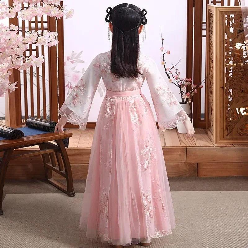 女の子現代韓服中国風のドレスハロウィン妖精子供服 Vestidos 伝統的なコスプレ子供衣装女の子ドレス