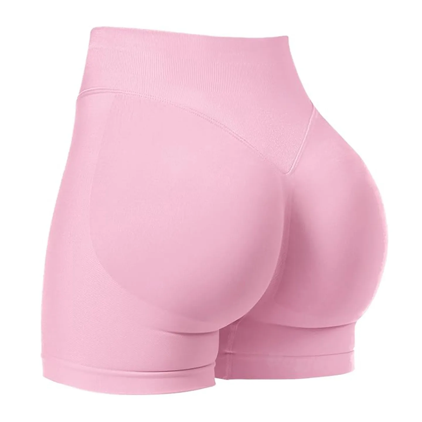 CZGUKE ショーツ低リブバンドジムショーツ女性トレーニング服うずくまるお尻シームレスショーツヨガバイカースポーツショーツ