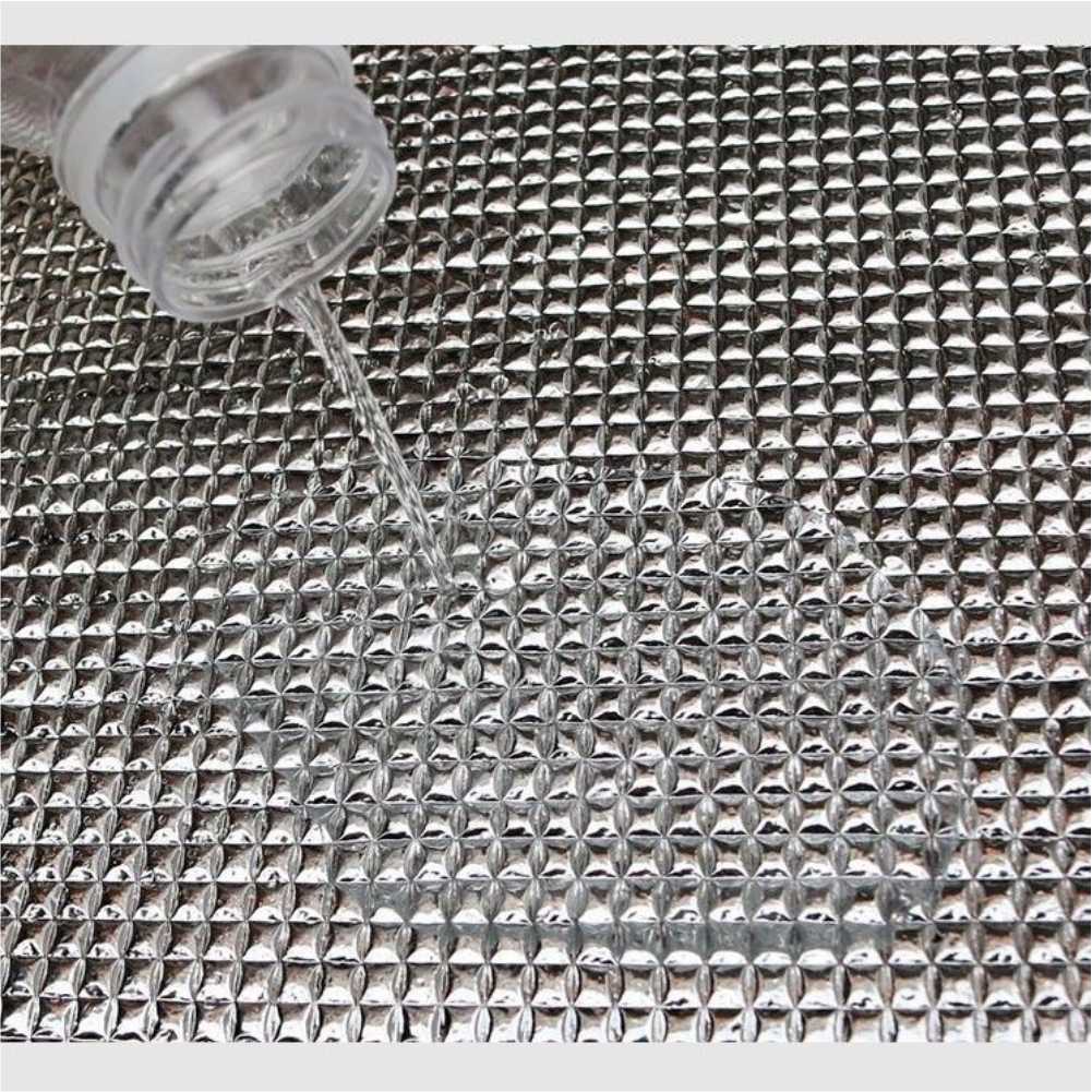 Película de papel de aluminio doble, película reflectante, cubierta aislante, protector solar de ahorro de energía, resistente al agua, ruido, colmena, calefacción de suelo de techo