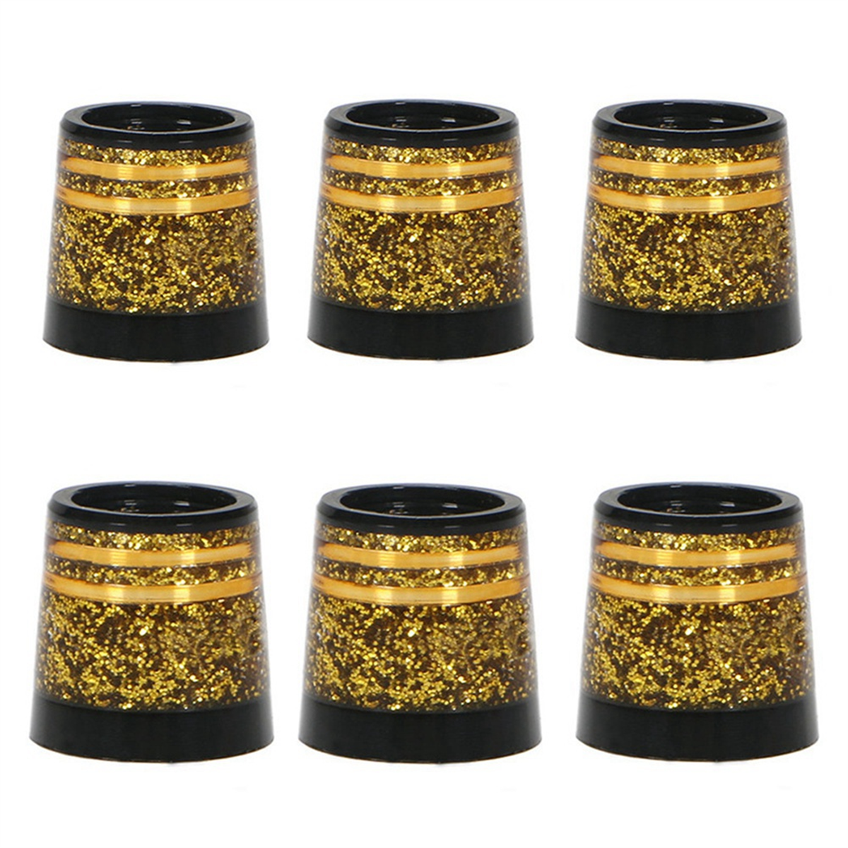 BAAU 30 個ゴルフフェルール先端サイズ 0.370 ゴルフスリーブフェルールゴルフアイアン用高品質クラブシャフトアクセサリーゴールド