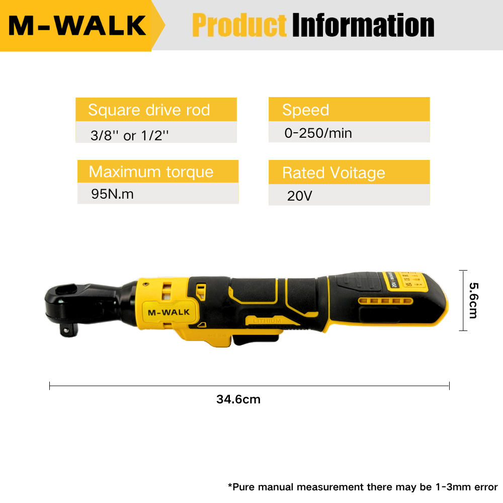 Chave de catraca elétrica sem escova, 1/2 polegadas, 3/8 polegadas, sem fio, velocidade variável, driver de impacto, ferramenta elétrica para dewalt, 20v, pino de bateria