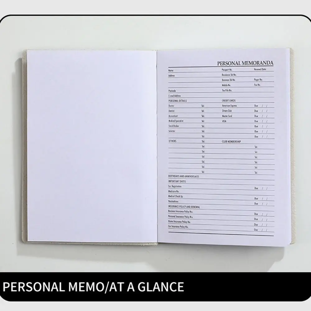 English A7 Mini Pocket Notebook 12 Months Taking Notes 2025 Schedule Planner Notepad Academic Weekly Agenda Diary Notepad