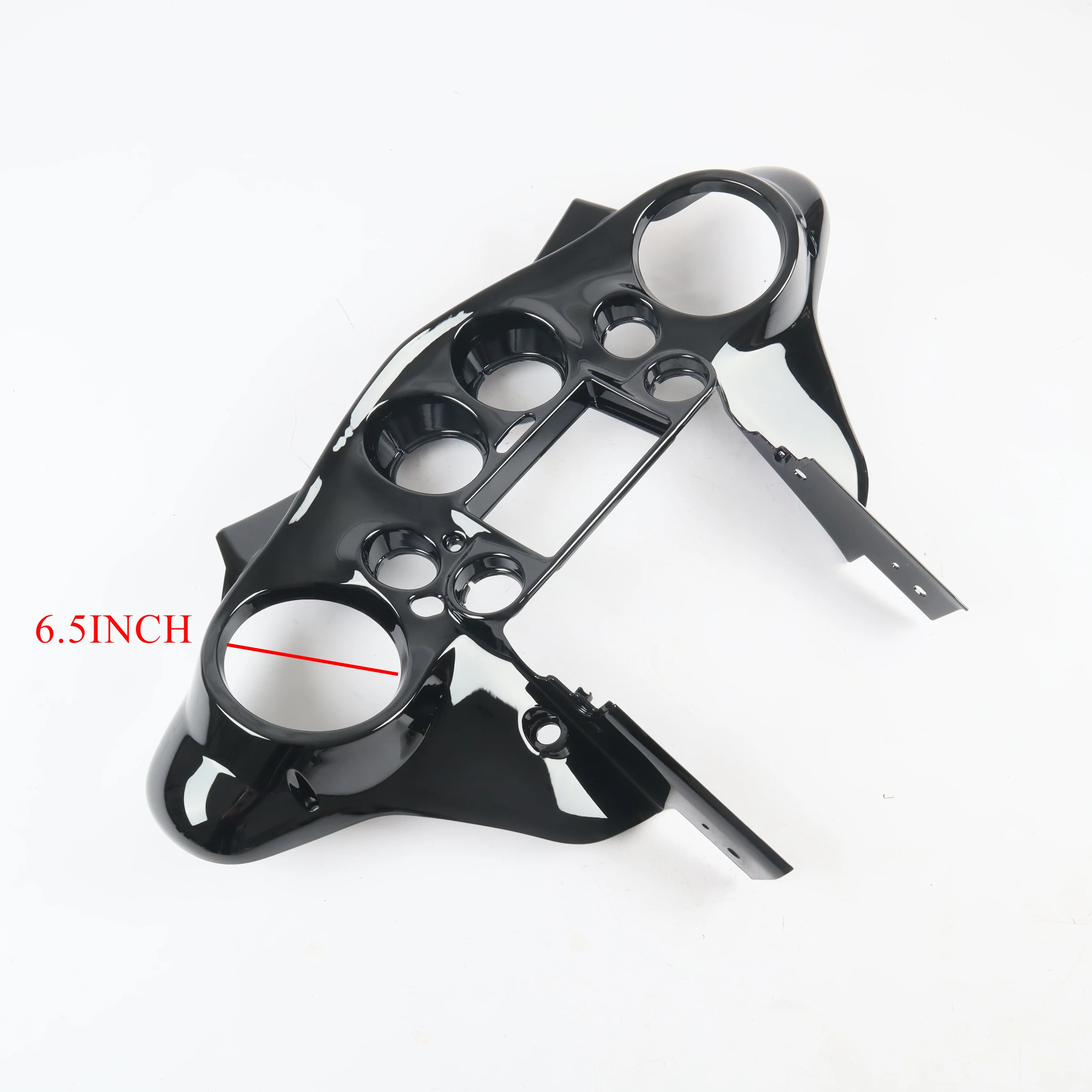 Kit de carenagem interna para motocicleta, duplo DIN, preto vivo, 1998-2013