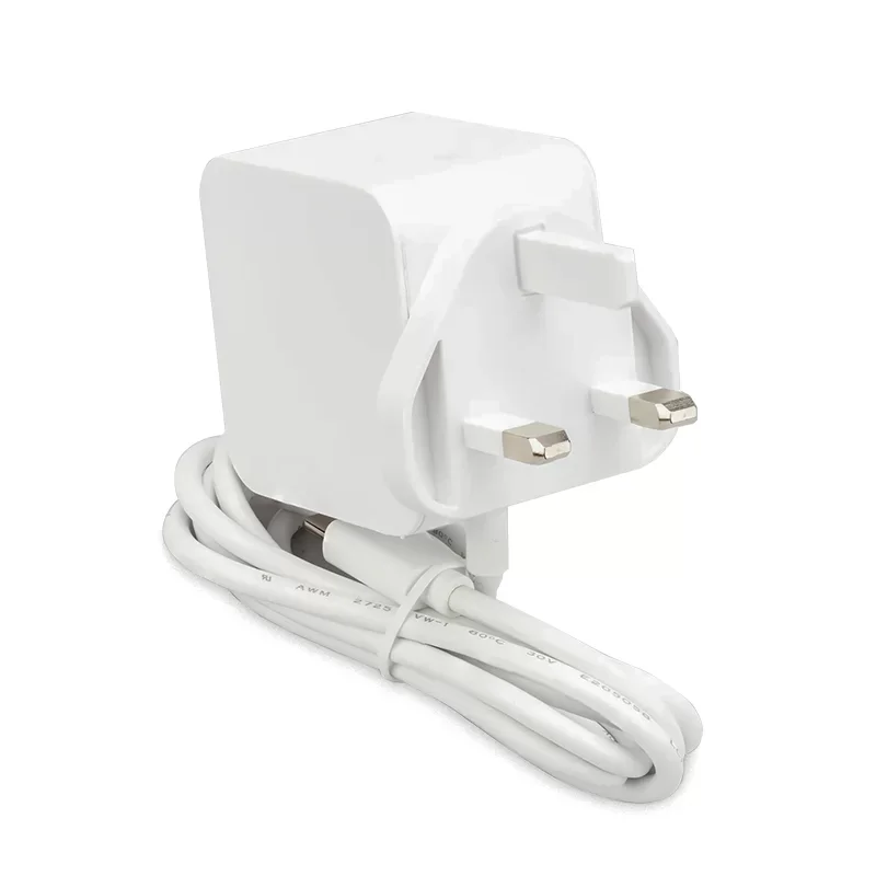 Nueva fuente de alimentación Raspberry Pi 5 tipo C 5A 27W PSU 1,2 M Cable 100-240V enchufe EE. UU. Reino Unido para Raspberry Pi 5
