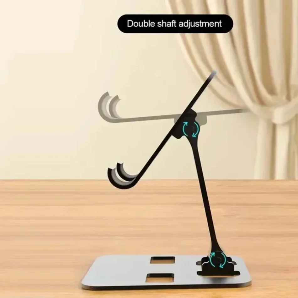 Universal dobrável suporte do telefone de mesa suporte de montagem para iphone 16-12 suporte do telefone móvel tablet desktop suporte de metal brakcet *