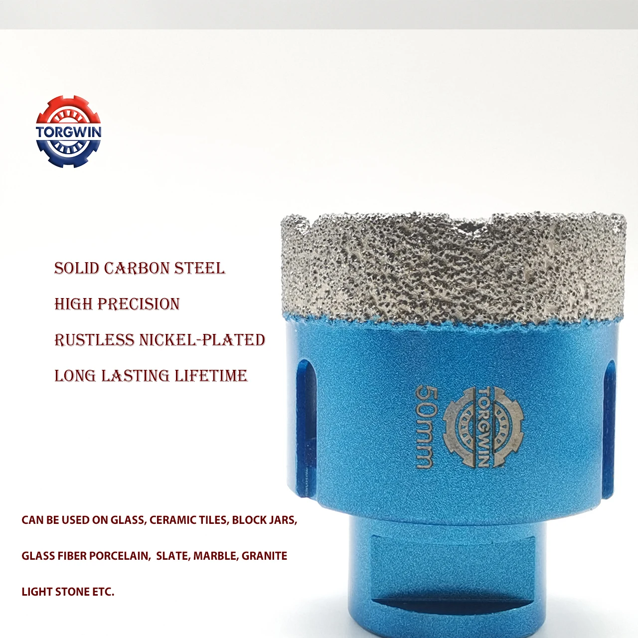1 ชิ้น 6-70 มิลลิเมตร M14 ด้ายเพชรแห้งสูญญากาศ Brazed เจาะ Core Bits กระเบื้องพอร์ซเลน Crowns หินแกรนิตหินอ่อนรูเครื่องมือ