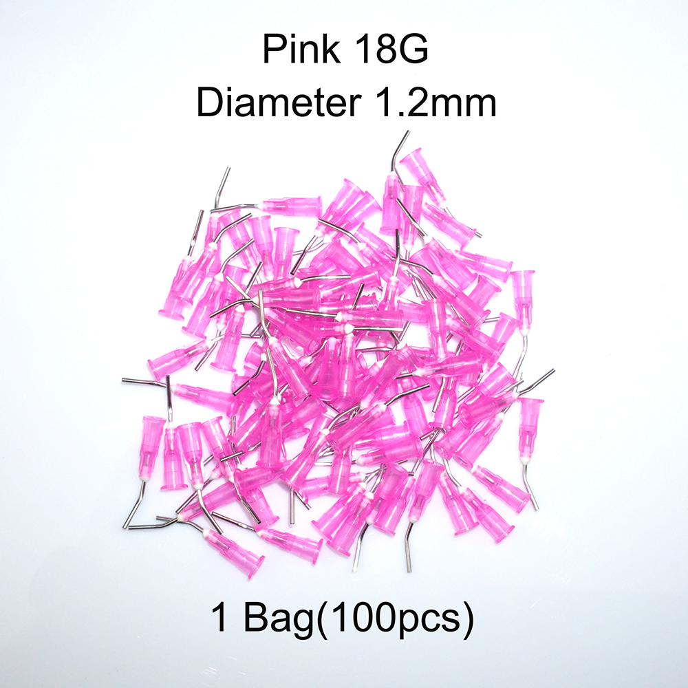 100 個のニードルヒント歯科樹脂酸試薬配信シリンジチップ歯科歯のクリーニング口腔ケア歯学プロベント