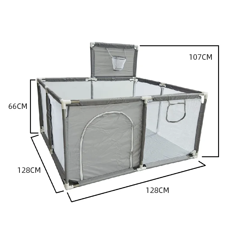 Baby Square Playpen เด็กวัยหัดเดิน Security Zone Barrier ทารกกิจกรรมอุปสรรคสนามเด็กเล่น Kids Ball Pit Playpen Baby Safety Fence