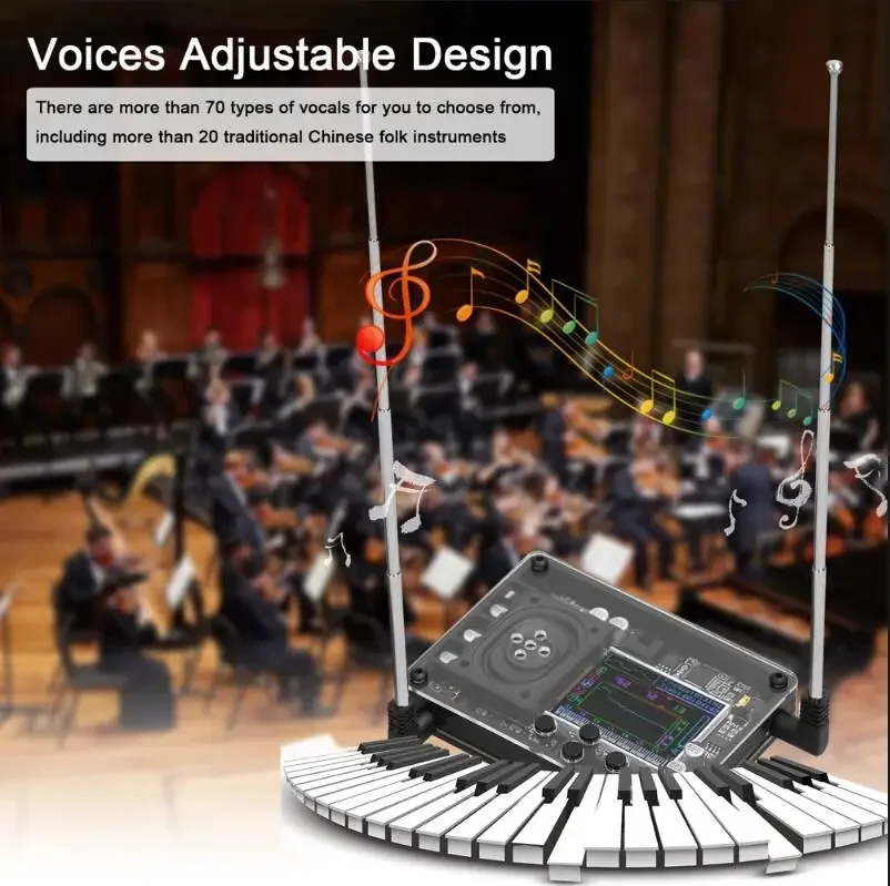เครื่องดนตรี Theremin นวนิยายและอุปกรณ์ Geek ที่สนุกสนาน ของขวัญ Theremin+ สําหรับแฟนเพลงแฟน