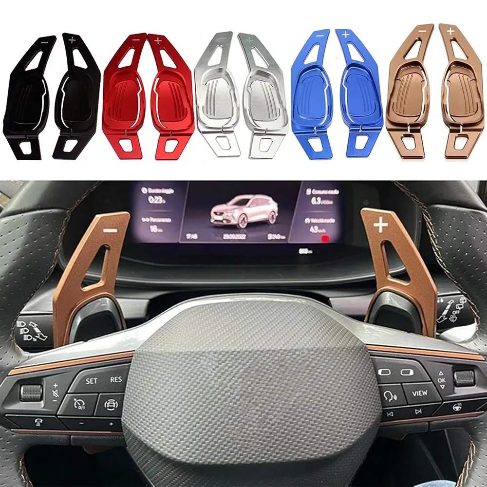 Auto-Schaltwippen für Cupra Formentor 2019, Cupra Ateca, Leon Hybrid 2020–2022, Auto-Lenkradgeschwindigkeit ​ ​ Extender-Schaltwippen