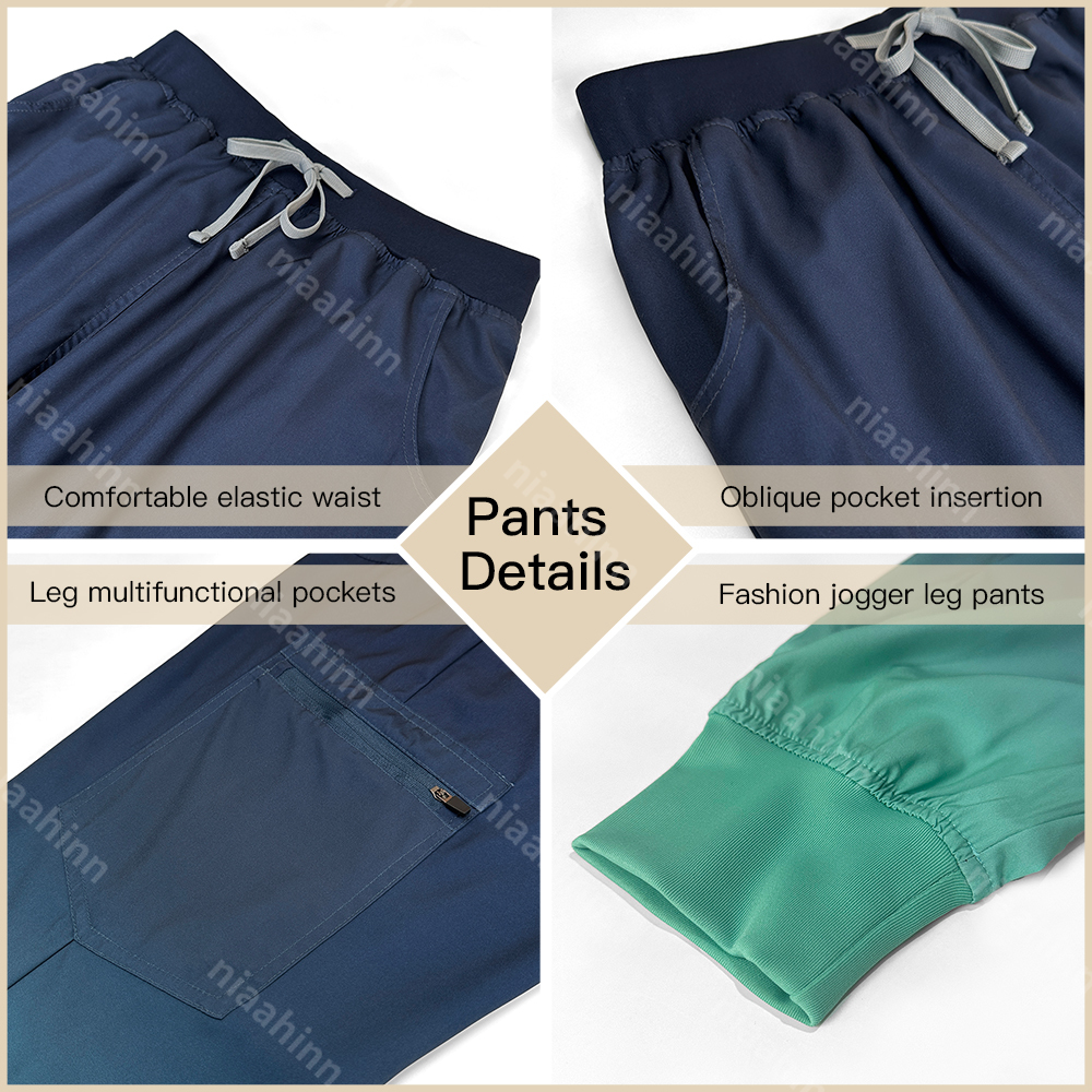 Pet Hospital Enfermeira Uniforme, Acessórios Médicos, Farmácia Enfermagem Workwear, Dentista Scrub Jogger Uniformes, Laboratório Dustproof Trabalhando Set