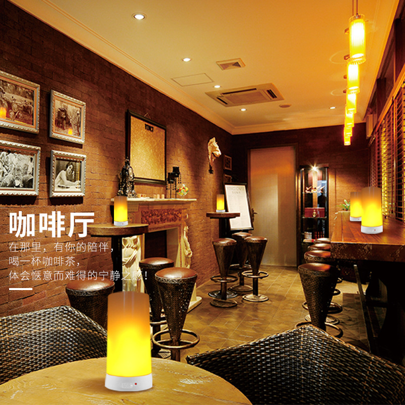 Lâmpadas de chama led para sala simulada chama luzes da noite lâmpadas lava barra interior ktv decoração casamento para presente natal ano novo