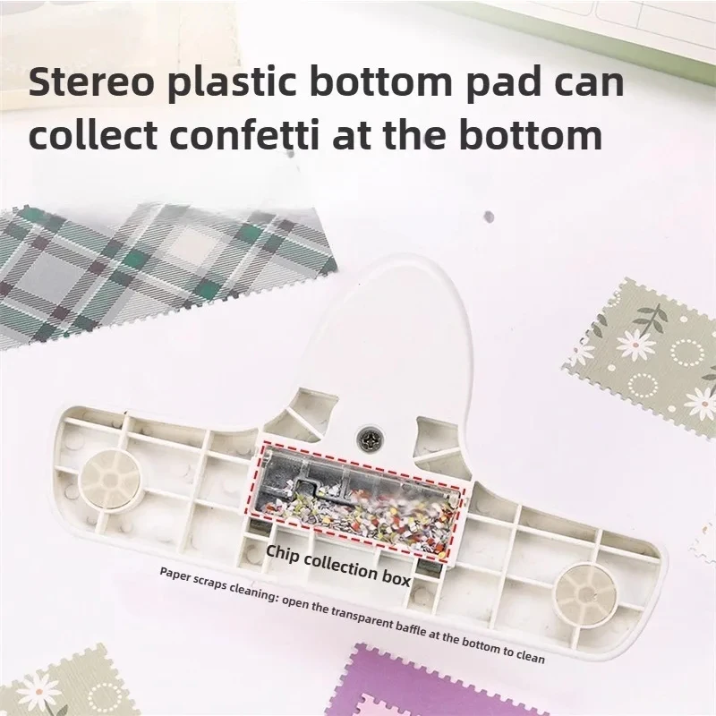 1PC Pattern edge pressing and cutting machine, suitable for cutting patterns on stamps, photos, cards and paper!