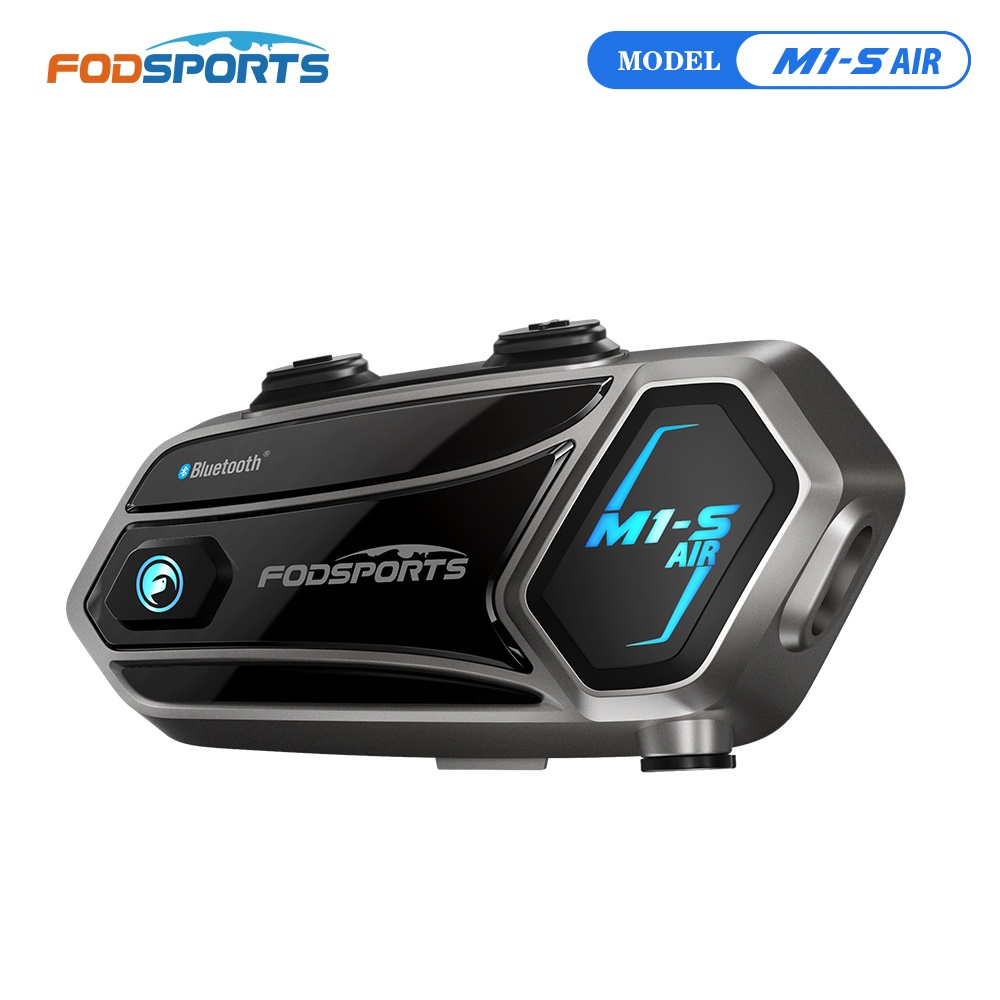 Fodsports M1-S AIR Мотогарнитура,Мотоциклетный Bluetooth шлем гарнитура,4 райдера,FM радио, 3 звуковых эффекта, обмен музыкой.