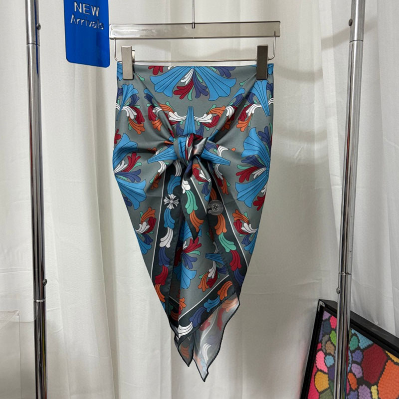 Top Tubo con Estampado Cruzado Colorido Estilo Coreano Nuevo de Verano, Accesorio de Moda Juvenil con Estampado Floral para M...