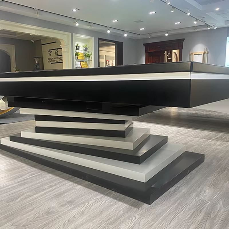 ผู้ผลิตจีนขายดีที่สุดหรูหราเชิงพาณิชย์โต๊ะบิลเลียดหินอ่อน Topper โต๊ะพูล 9 ฟุต