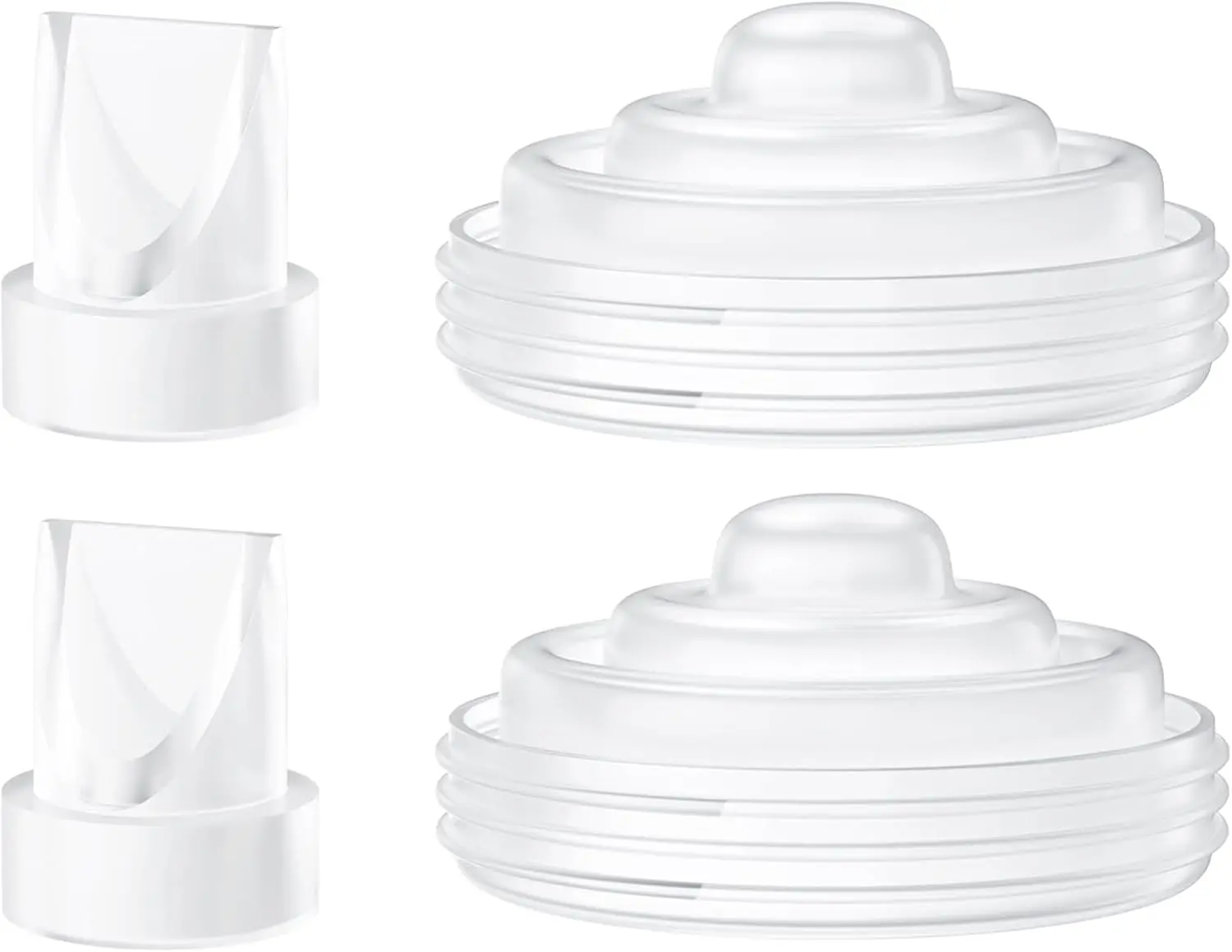 Momcozy M5 Valve et diaphragme en bec de canard en silicone pour kit de pompage du sein - Pièces de rechange pour une expression efficace du lait