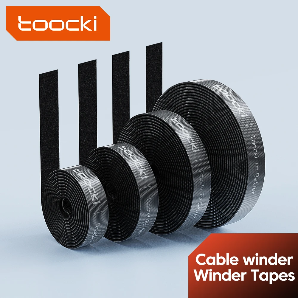 Toocki-organizador de cables, enrollador de cables para iPhone, ratón, auriculares, soporte de Cable, protección de Cable, gestión de cables USB, Protector de cargador