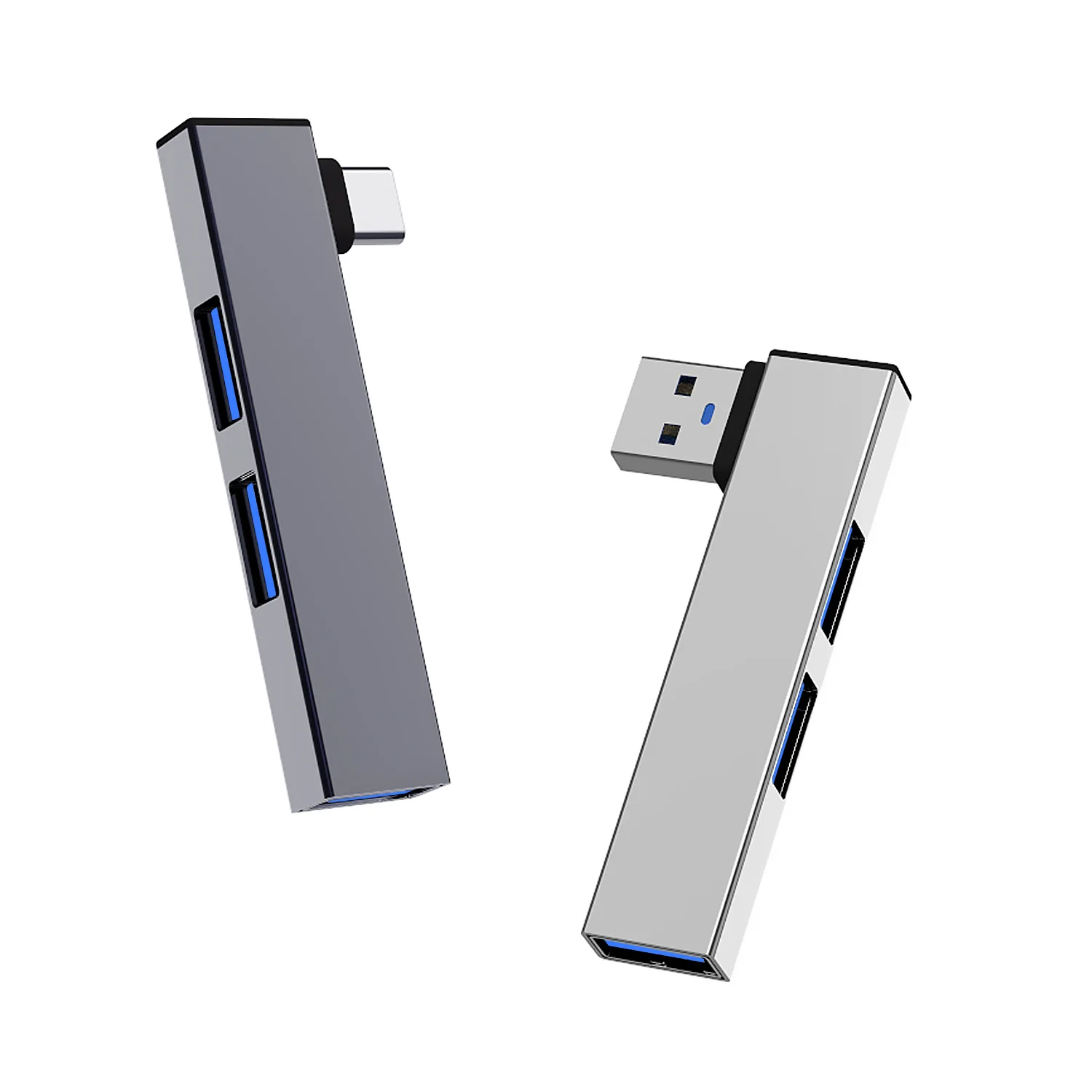 3 em 1 hub usb otg usb 3.0/tipo-c 3.0 para 3 usb divisor hub velocidade 5.0gbps 3 portas tipo c hub para computador portátil notebook