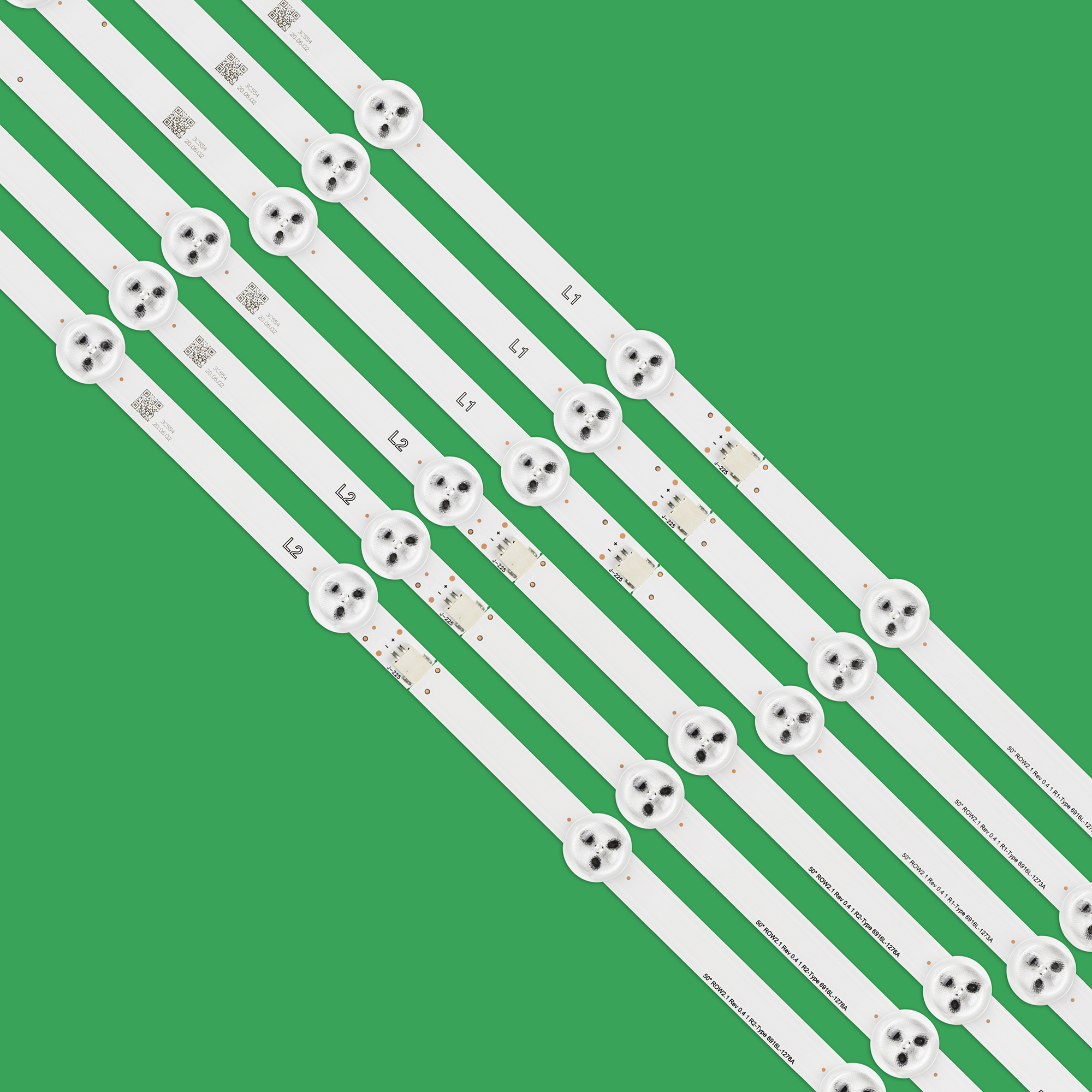 12 piezas TV LED bar de reemplazo para LG 50LN5200 50LN5400 50LN5750 50LN577S 6916L-1272A 6916L-1241A 6916L-1273A 6916L-1276A