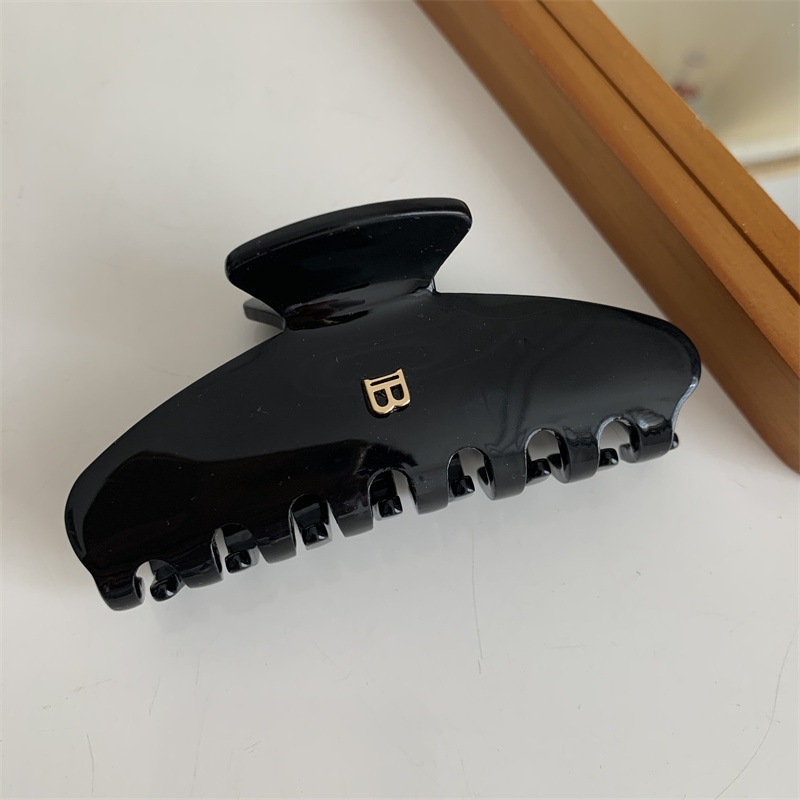 กิ๊บติดผมแผ่นอะซิเตทใหม่ 1 ชิ้น, กิ๊บติดผมตัวอักษรฉลาม, เครื่องประดับคาดศีรษะ, กิ๊บจับ, กิ๊บติดผมแผ่นหวาน, เครื่องประดับผม