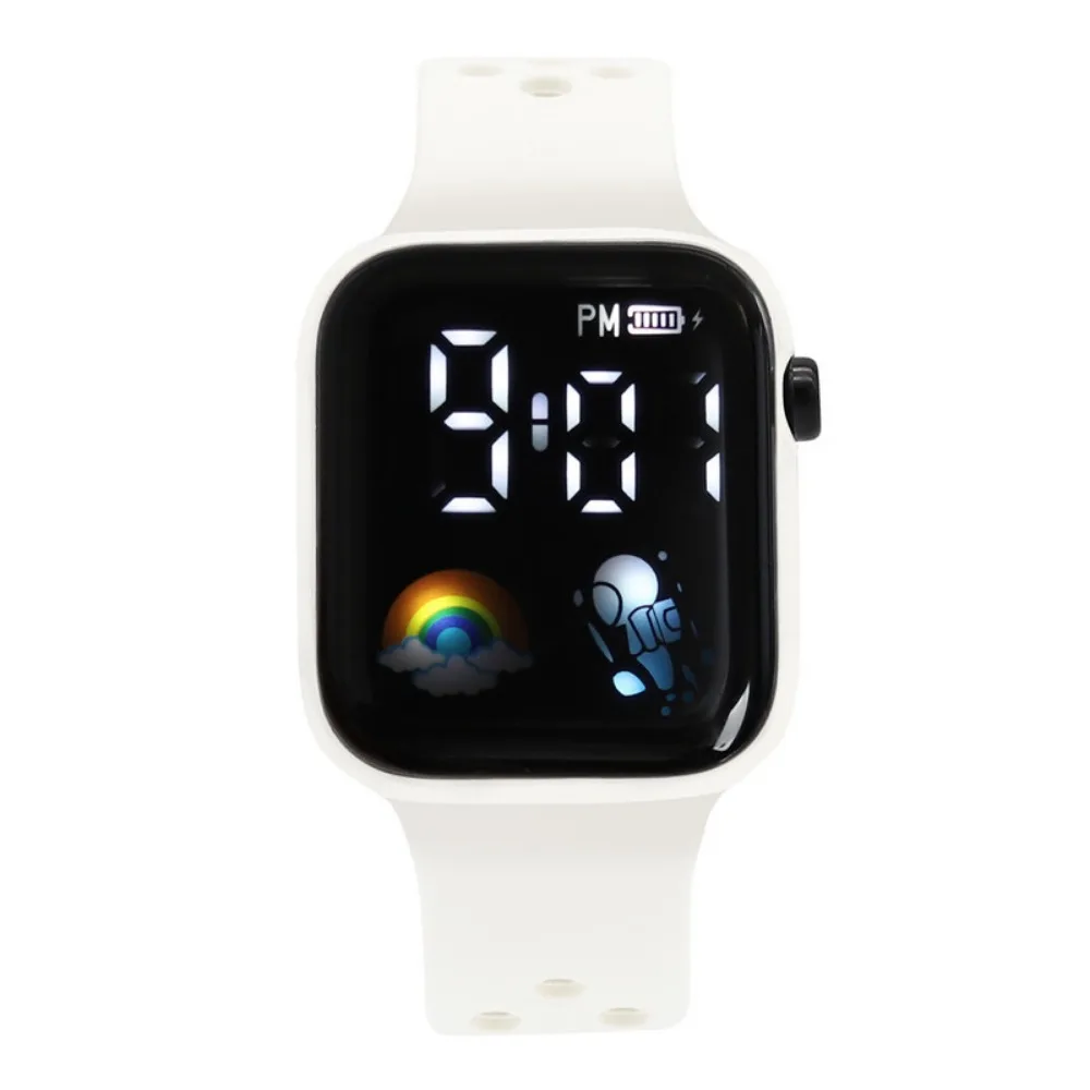 Reloj astro LED tecnológico para mujeres y hombres estudiantes Ins relojes de alta belleza con moda simple y electrónica impermeable