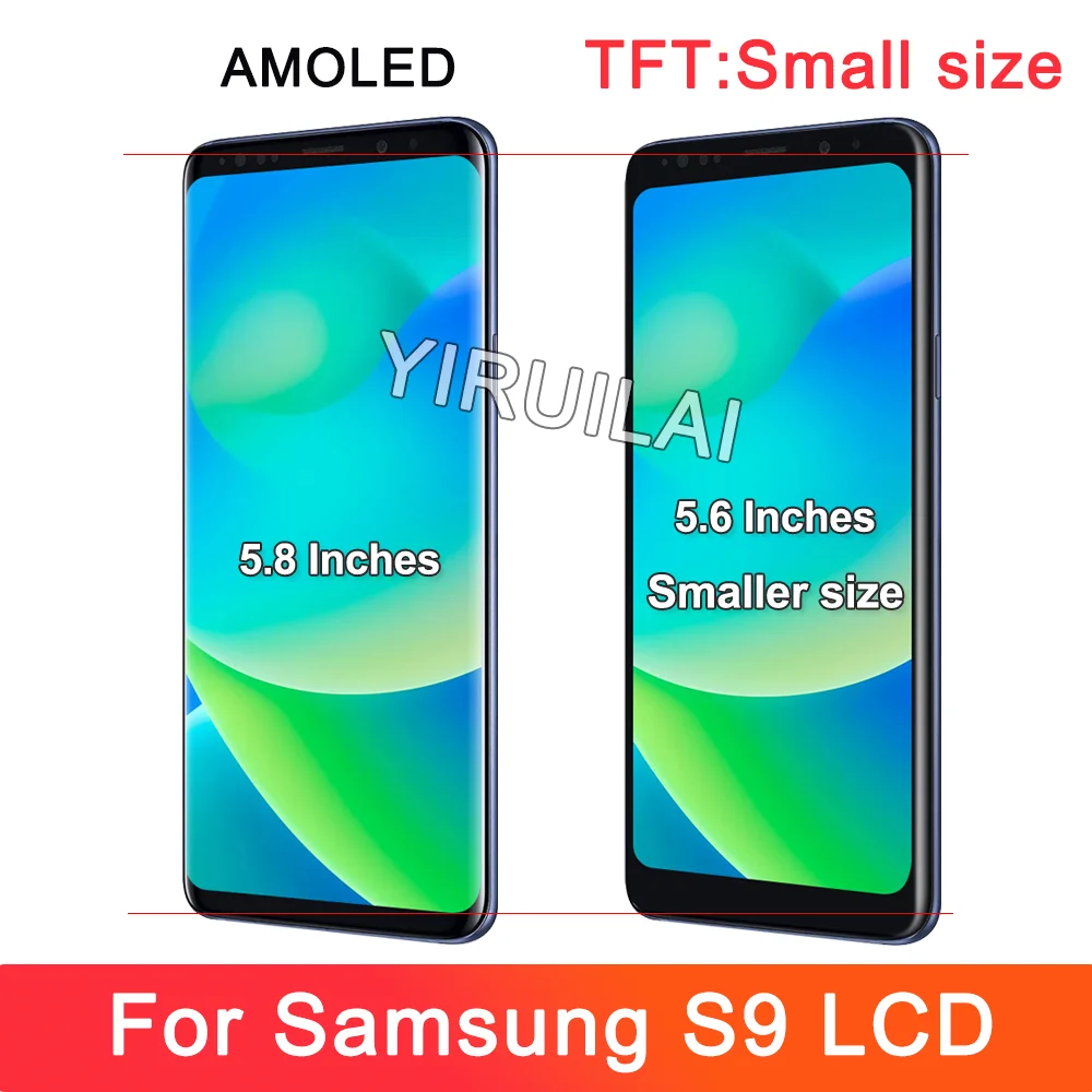 TFT Für S9 LCD Mit Rahmen Für Samsung S9 Display LCD Touch Screen Für Samsung Galaxy G960 G960F LCD Digitizer Ersatz