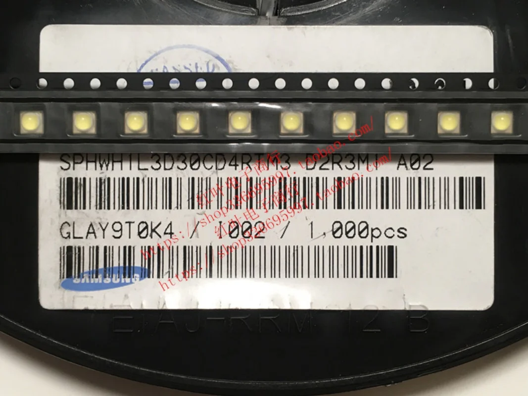 50 pezzi/SPHWH1L3D30CD4RTM3 3535 Perline LED bianche neutre 5000K 5W ad alta potenza LH351B