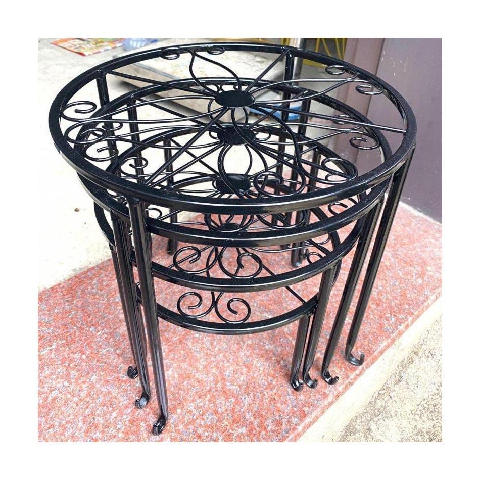 1 pz supporto per vaso da fiori in metallo supporto per piante in ghisa resistente supporto per vaso da fiori vintage alto per piante da interno ed esterno