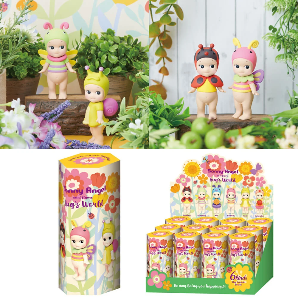Nueva caja ciega de Ángel, Mini figura Bug'S World, figuras de Anime de la serie limitada, muñecas bonitas para niños, regalo de cumpleaños y Navidad