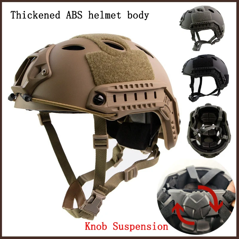 FAST Taktische Schutzhelm Airsoft MH Helm ABS Neue Verdickte Outdoor PJ Air Gun Schießen CS Schutzausrüstung
