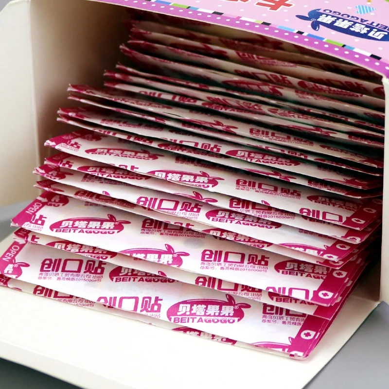 120 個かわいい漫画医療パッチ防水創傷絆創膏防塵通気性ファーストバンドエイド子供のための