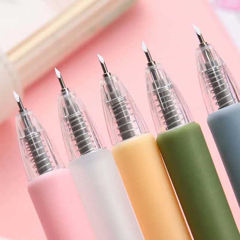 Báo Chí Cắt Bút Handwork DIY Washi Cắt Băng Keo Kinh Doanh Đứng Yên Văn Phòng Dùng Học Nghệ Thuật Dao