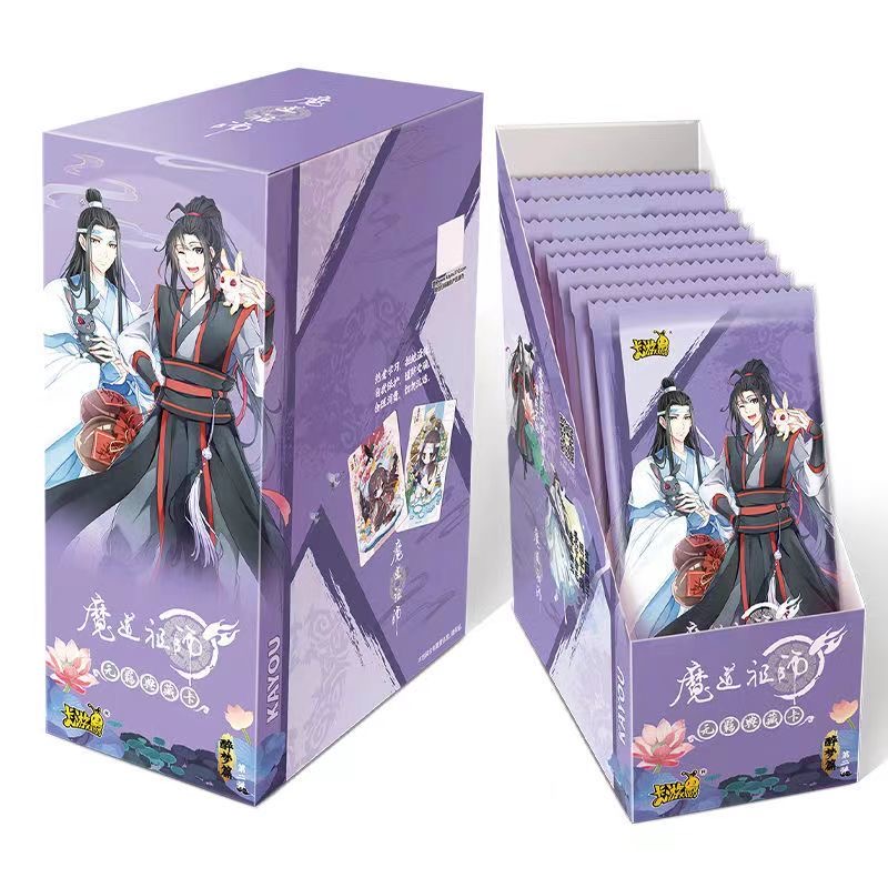 KAYOU 本物の Mo Dao Zu Shi Drunk Dreams 署名カード Wei Wuxian Lan Wangji フルセットのコレクションカード子供用クリスマスギフト