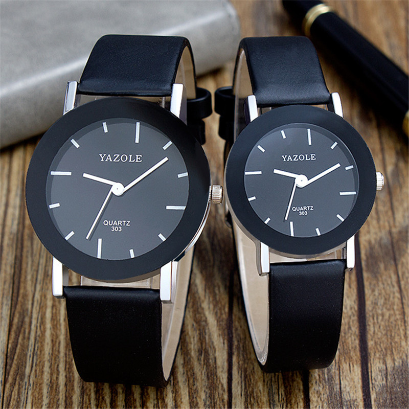 UTHAI CQ162 Reloj de pareja de moda informal Estilo simple atmosférico Pareja Reloj de cuarzo Conjuntos de relojes para él y para ella
