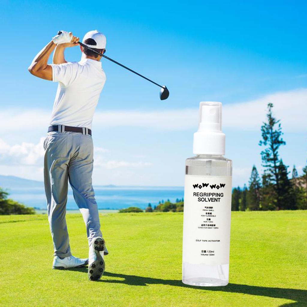 Profesjonalne narzędzie do uchwytów golfowych 120 ml rozpuszczalnik do wału kijów golfowych, idealny dla sterowników golfowych, klinów, żelazek, wału putterów
