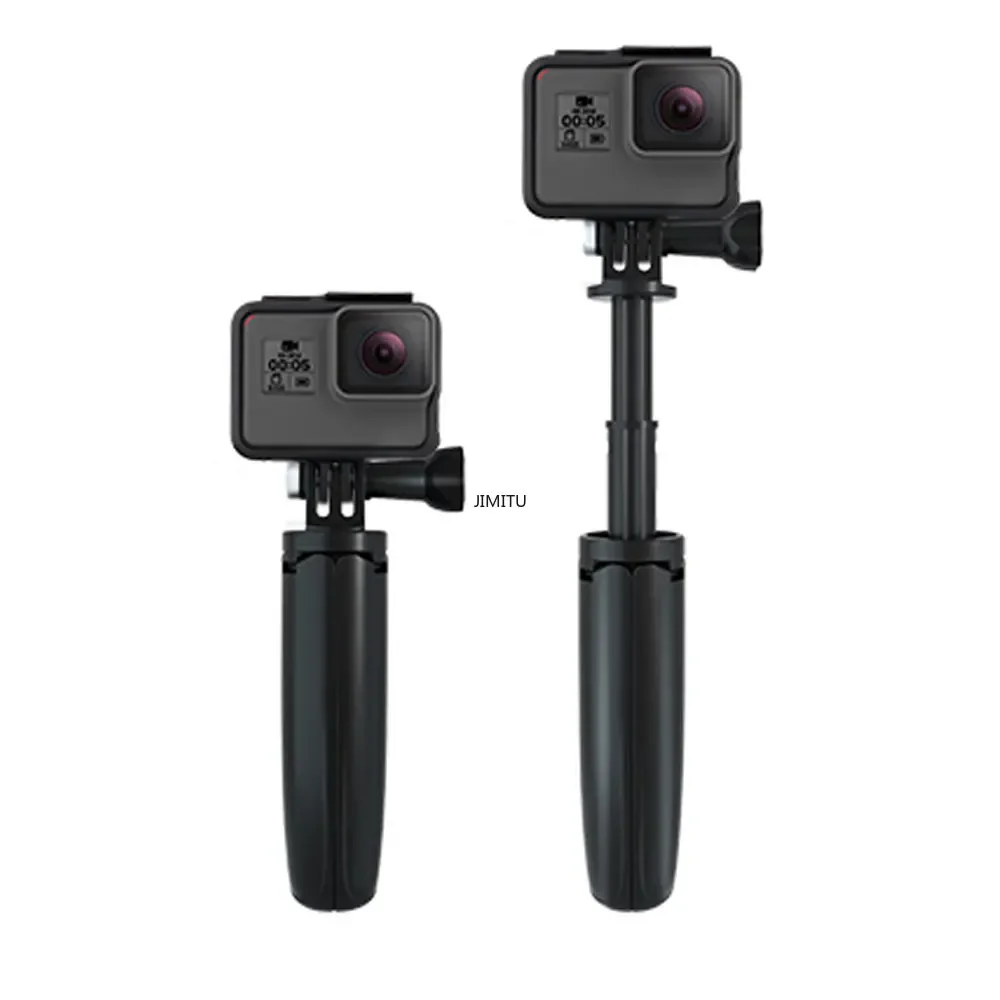 Trípode plegable para Gopro Vlog, Mini monopié portátil para Go Pro Hero 11, 10, 8, 7, sesión negra, accesorio para Cámara de Acción Osmo