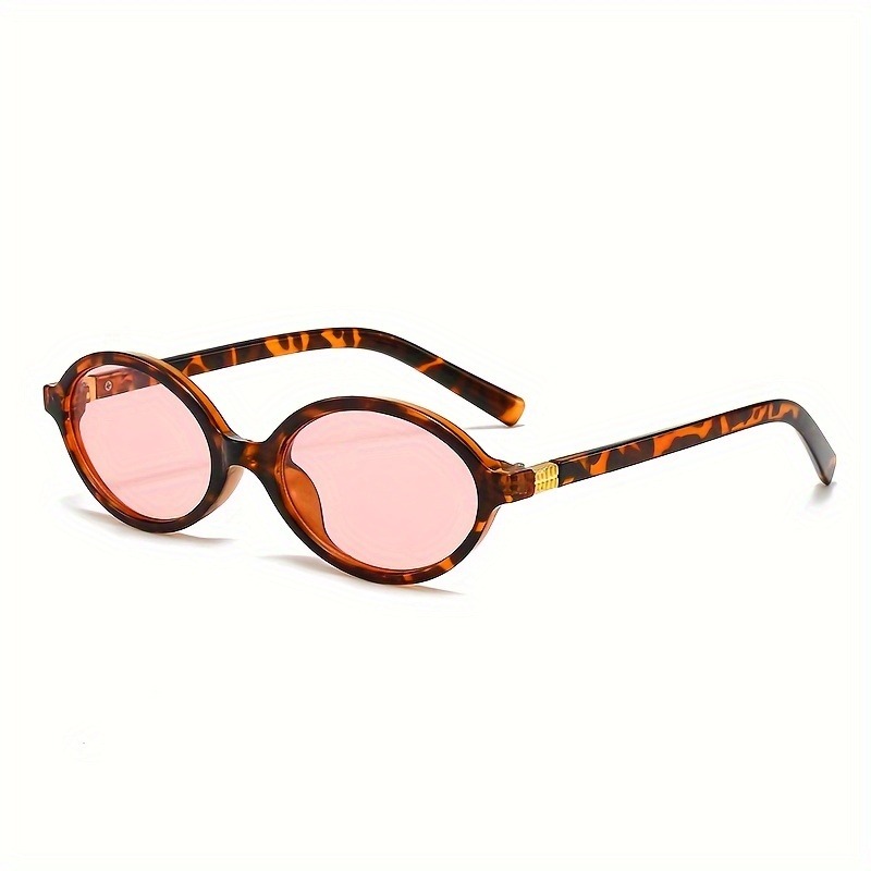Óculos retrô ovais da moda com lentes antirreflexo – armação pequena chique, ideais para festas e viagens, acessórios para óculos