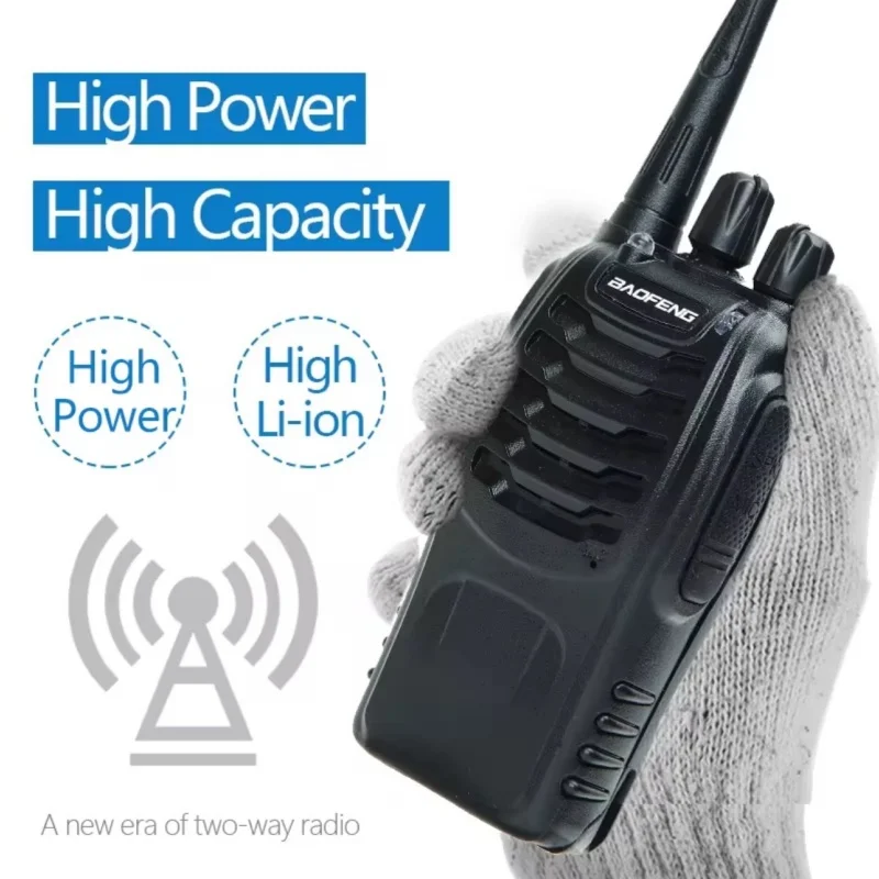 Baofeng BF-888S Walkie Talkie 5W Portable Handheld Walkie-Talkie Transceiver 16 Channel Long Range Two Way Radio For Hunting