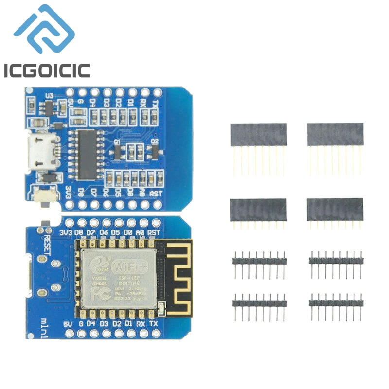 D1 Mini-Mini NodeMcu 4M byte Lua WIFI Internet Of Things scheda di sviluppo basata su ESP8266 per WeMos