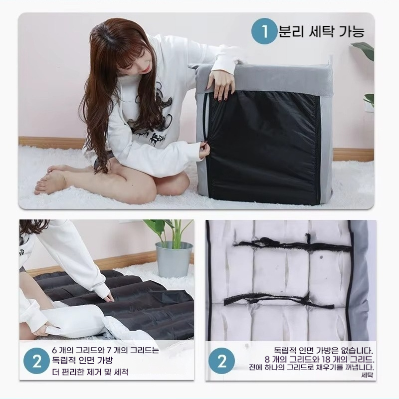 Foldable Floor Sofa Portable Lazy Chair Thickened Backrest Tatami Meditation Seat Single Floor Recliner for Home Bedroom Camping