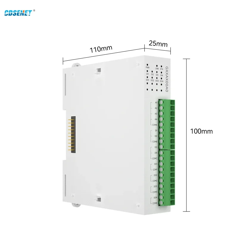16DO Erweiterung Remote IO Modul RS485 Ethernet CDSENET GXXAX00A0 Analog Switch Erfassung Modbus TCP RTU Funktioniert mit Host