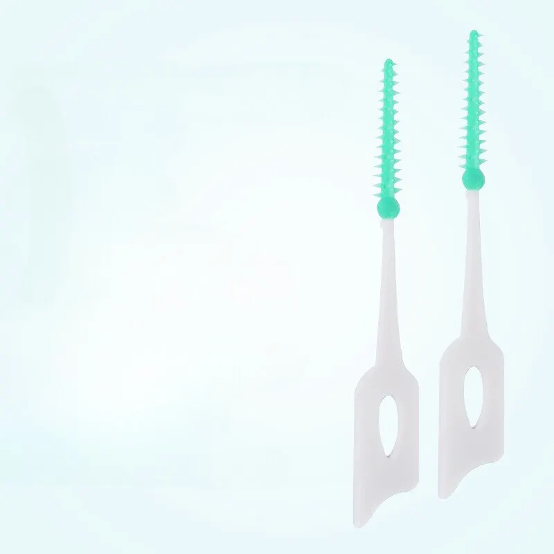 Cleanpik Spazzola per denti adesiva morbida Spazzola per massaggio gengivale Spazzola per pulizia Spazzola per massaggio elastico Spazio per denti 150 pezzi
