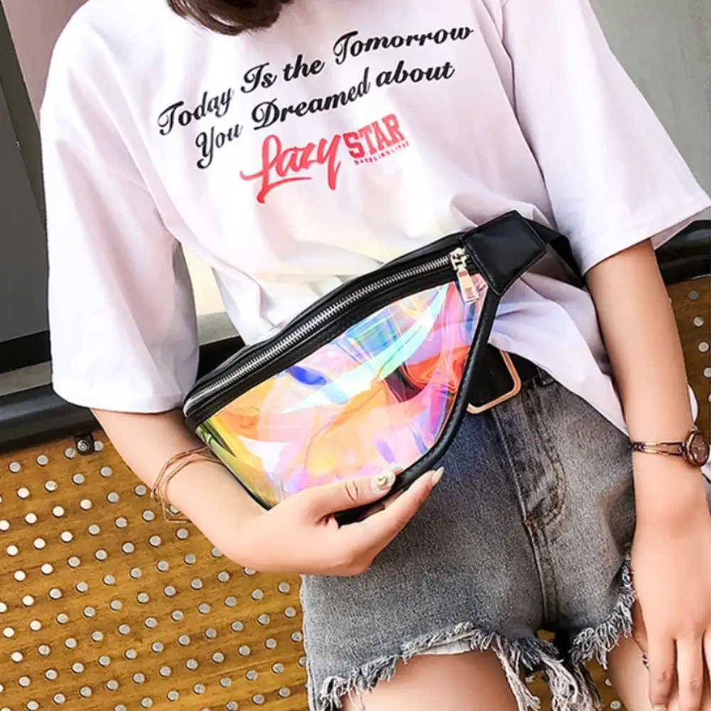 ファニーパック釣りウエストパックバムバッグ Pvc クロスボディ電話バッグ女性ウエスト Packss ショルダーバックパックレーザーファニーパック男性バッグ