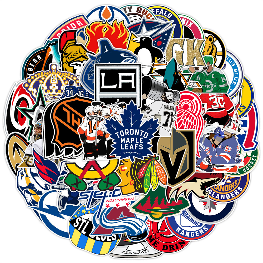 10/30/50 個新しいホッケーホッケー落書きステッカー漫画クリエイティブコンピュータヘルメット車のテーブルギター装飾防水卸売