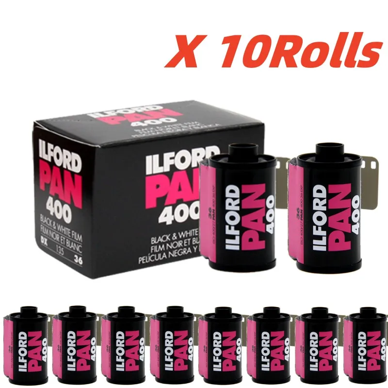 ILFORD saupoudrer 400 Film noir et blanc, haute qualité, 135, 35mm, B & W, film négatif, 36 expositions