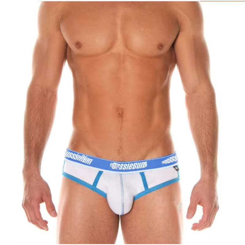 Nuevos calzoncillos cómodos y transpirables, calzoncillos deportivos tridimensionales de cintura baja de la serie WJ para hombre