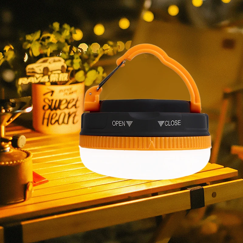 LED Camping Lantern 3Modes COB High Power Portable  with Magnet Base-without battery