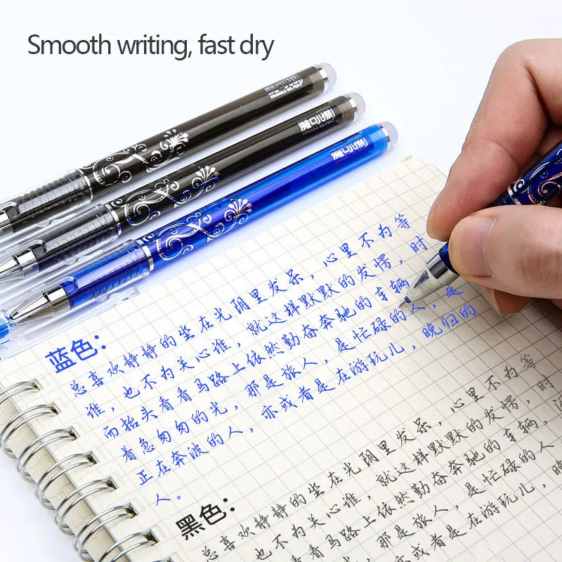Văn Phòng Bút Gel Cho Trường Kinh Doanh Đồ Tiếp Tế Xong Xóa Được Gel Bộ Bút 0.5Mm Đầu Kim Gel Bút Mực Nạp Lại Thanh viết Xong Xóa Được